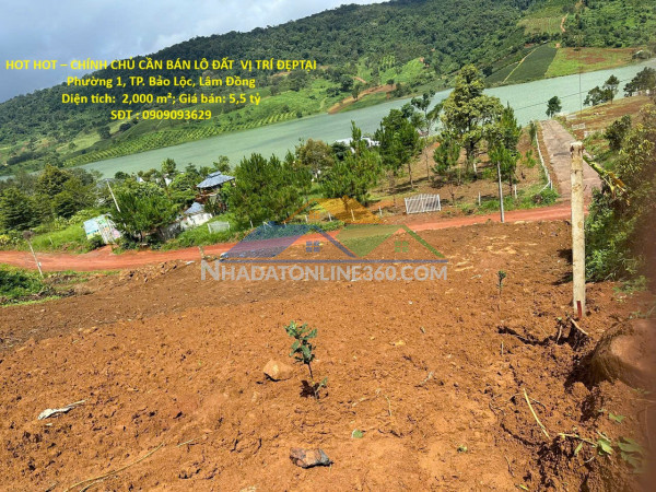 Hot hot – chính chủ cần bán lô đất  vị trí đẹptại phường 1, tp. bảo lộc, lâm đồng