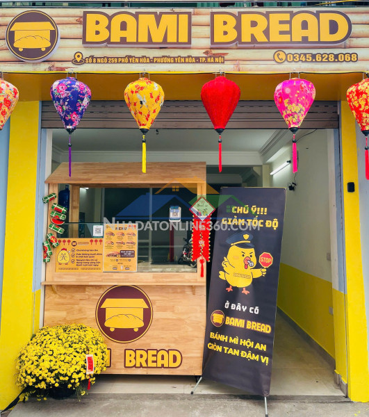 Sang nhượng quán bami bread yên hòa – vị trí đẹp, giá tốt...