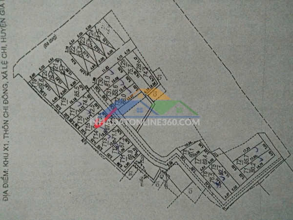 Bán 75 m2 đất đấu giá lệ chi đông – xã thuận an (gia lâm), giá chỉ 58 tr/m2