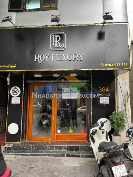 Cc cho thuê cửa hàng 364 phố huế, hai bà trưng, hà nội