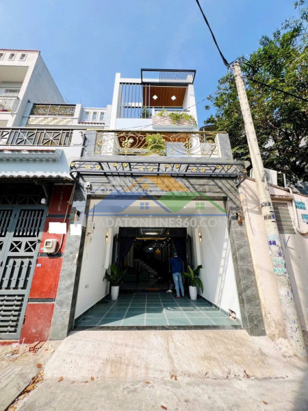 Bán nhà giáp gò vấp – đường 6m thông – full nội thất 3 tầng–  6 tỷ 250..