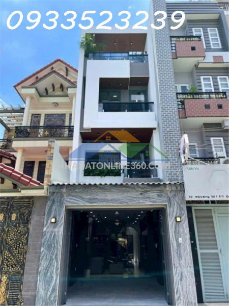 Bán nhà mới mặt tiền đường số 1 phường 11 gò vấp, dt 4m x 21,5m (86m2), 4 tầng, thang máy