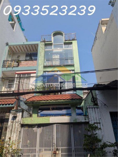 Căn nhà mặt tiền đường 8m kd buôn bán - dt 4m x 23m - 4 tầng - chỉ 9,8 tỷ - gần chợ phạm văn bạch