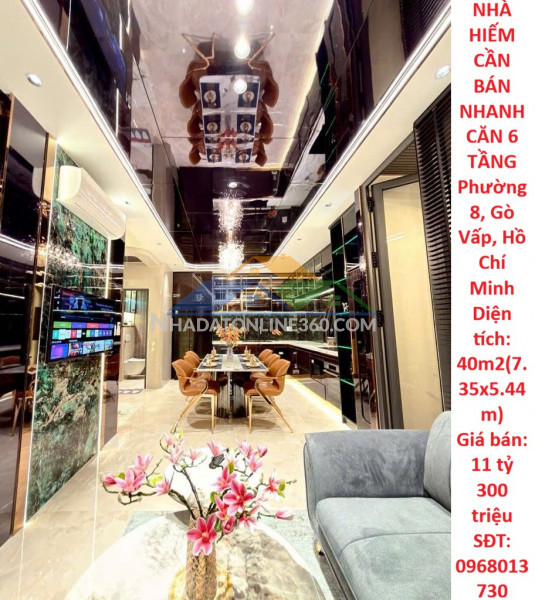 Nhà hiếm cần bán nhanh căn 6 tầng phường 8, gò vấp, hồ chí minh - giá siêu tốt
