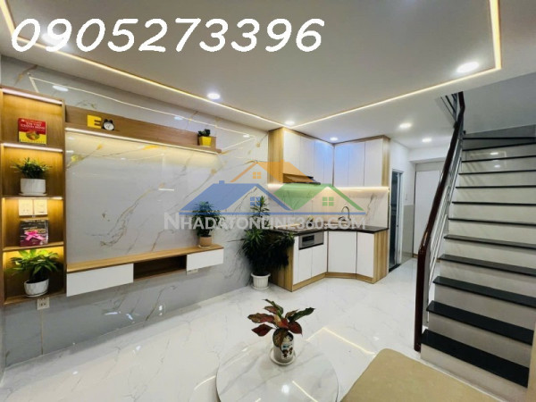 Nhà gò vấp - 2 tầng - 24m ( 3x8) - hẻm xe hơi cách nhà 15m - khu vực an ninh dân trí - 3.49 tỷ ( tl)