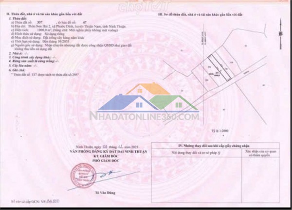 Bán đất ven biển – giá tốt đầu tư nghỉ dưỡng & sinh lời xã phước định, thuận nam