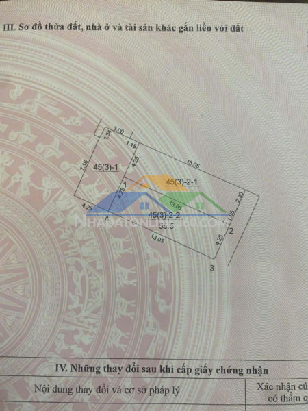 Chính chủ cần bán 55.5 m2 đất ngô xuân quảng - gia lâm, giá 10.55 tỷ, lh 0985865658