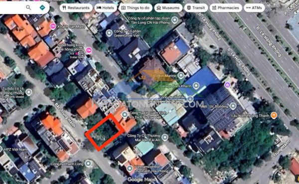 Rẻ nhất lô 16 lê hồng phong - 135m - ngang 9m - đường 15m - giá 14.1 tỉ