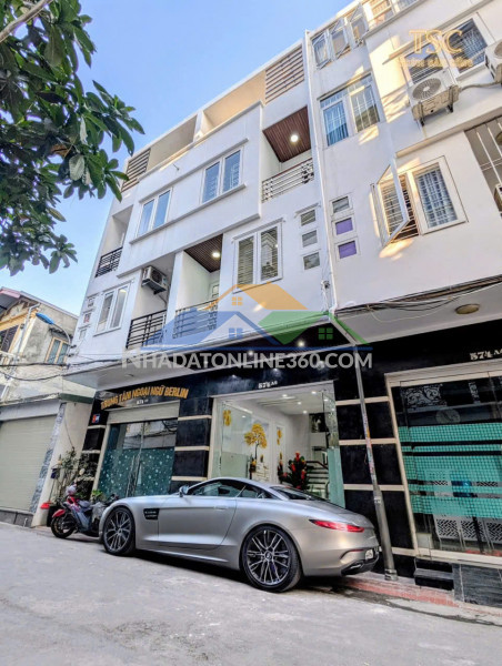 ????????nhà mặt ngõ tuyến 2 nguyễn văn linh - 49m 4 tầng - giá 4.4 tỉ - ô.tô đỗ cửa