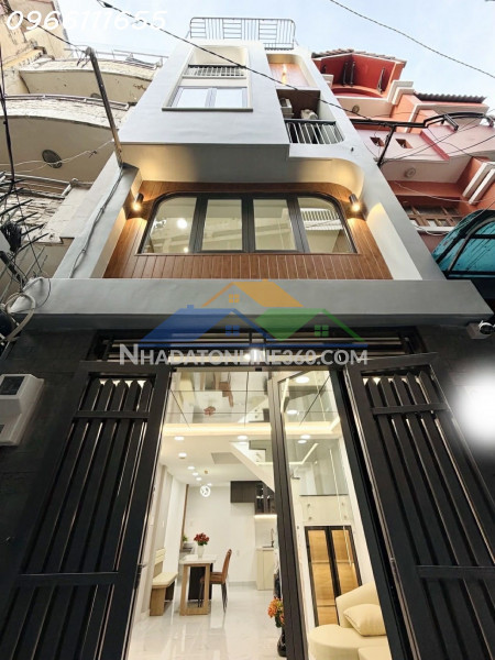 Nhà đẹp 5 tầng hoàng văn thụ - 6 pn, 1 phòng thư dãn - sân thượng - 34m2 ( 3.6x10 ) a4 - 1 căn ra hẻm xe tải.