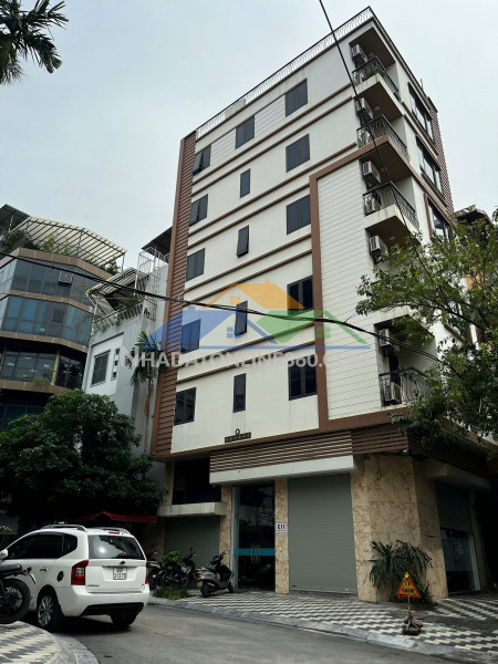 Vip, bán building nguyễn khánh toàn, ô tô tránh, lô góc, 50m, 8 tầng kinh doanh, chỉ 23 tỷ