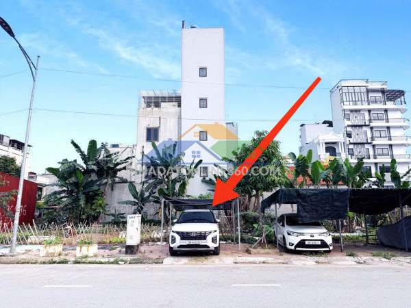 Bán đất mặt đường 24m siêu rộng - a51 vĩnh niệm - 56m - vỉa hè 5m - giá 6.57 tỉ