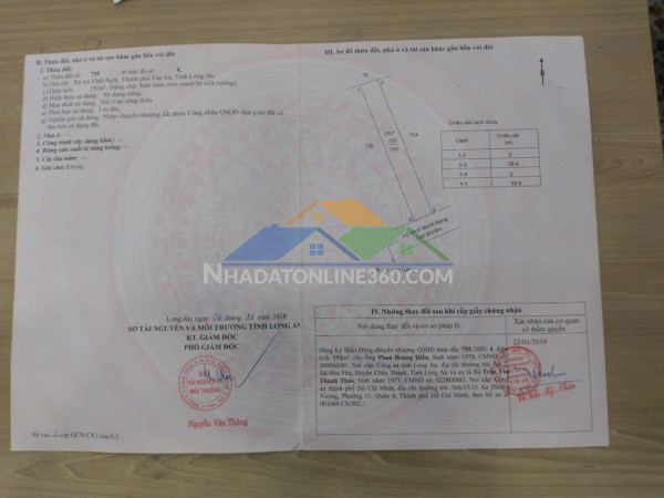 Chính chủ cần bán 2 lô đất tại xã an vĩnh ngãi và phường tân khánh, tp tân an, long an.