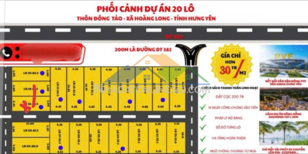 Đất đẹp - giá tốt - cần bán nhanh lô đất tại xã đông tảo, khoái châu, hưng yên