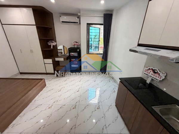 Tòa căn hộ dịch vụ kim mã 55m x 6 tầng thang máy 15,5 tỷ dòng tiền 50tr/tháng