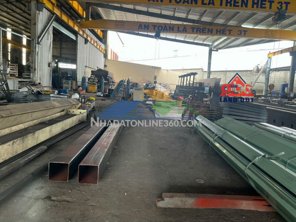 Cho thuê xưởng sản xuất có sẵn nhiều cầu trục lớn nhỏ, ưu tiên sx cnc, chế tạo cơ khí