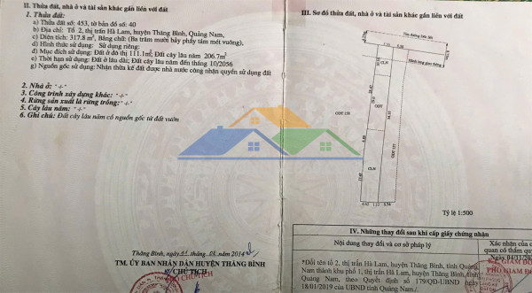 Hot đất vị trí đẹp  - giá tốt cần bán nhanh lô đất tiềm năng tại huyện thăng bình, tỉnh quảng nam