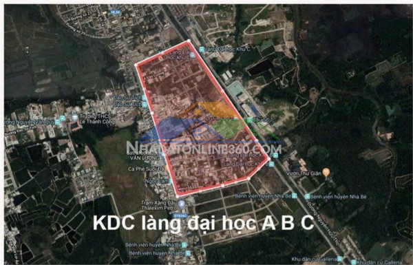 125m kdc làng đại học, 10 tỷ, xây dựng 6 tầng, đường 12m