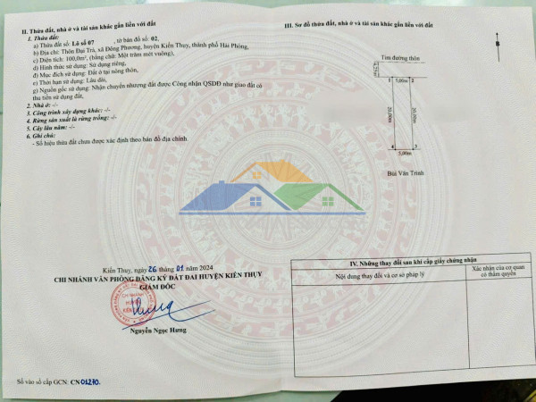 Giá 3.x tỷ-nhà cấp 4 kinh doanh tốt đại trà, đông phương, kiến thụy  - zalo 0567 222 555