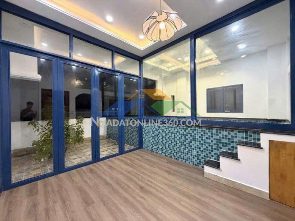 Nhà gấp bán hxh ngang 6m nguyễn văn trỗi 4l t.máy gara hồ bơi 78m2 gần chợ 16.9 tỷ.