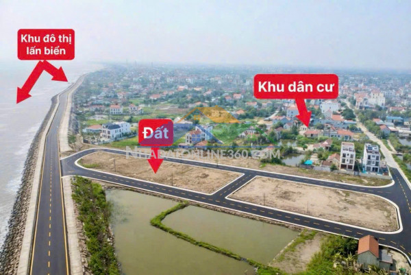 Bán đất mặt biển khu kinh tế ninh cơ chỉ từ 800 triệu hỗ...