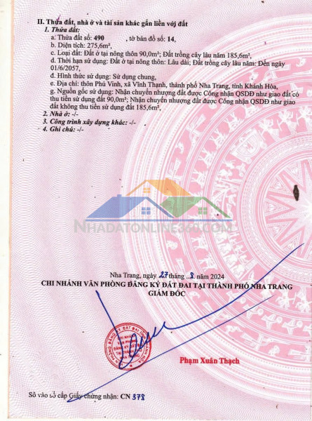 Đất đẹp – giá tốt chính chủ bán gấp tại xã lang minh, xuân lộc, đồng nai