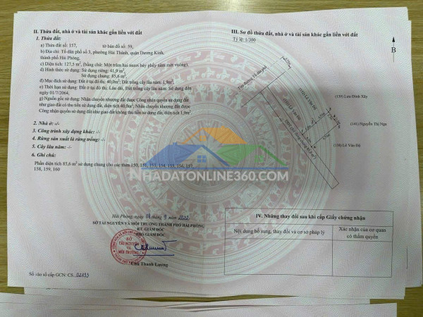 Lô đất hải thành 2 tiềm năng gần tuyến công viên, zalo 0567 222 555