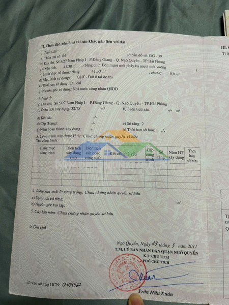 Nhà riêng chính chủ - giá tốt - nam pháp 1, phường gia viên, quận ngô quyền, hải phòng