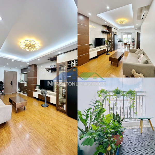 Cc cho thuê căn hộ chung cư az sky 176 định công75m2 x 2 ngủ, 2 wc 13 triệu/tháng