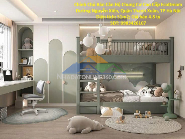 Chính chủ bán căn hộ chung cư cao cấp ecodream đường nguyễn xiển, quận thanh xuân, tp hà nội