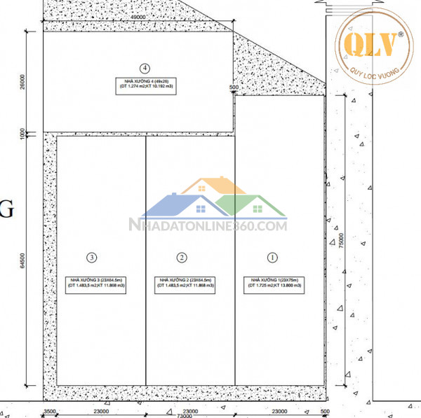 Cho thuê kho, nhà xưởng tại Thị trấn Long Thành, Huyện Long Thành, Đồng Nai giá 75 Ngàn