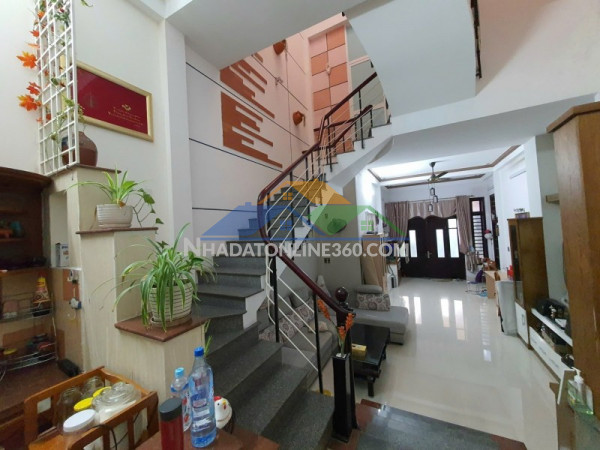 ♥ sau lưng mt hoàng diệu, 89m2, 2 tầng mê lệch cứng đẹp thoáng, 6.x tỷ