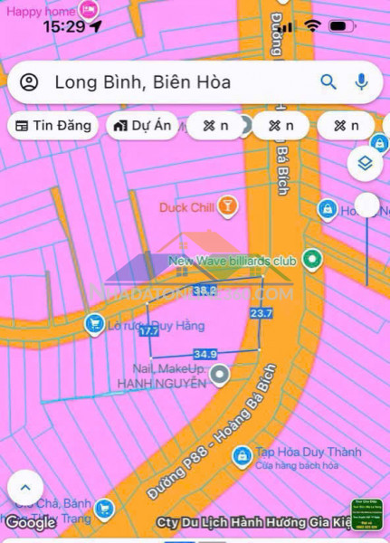 Cần bán siêu phẩm lô góc 2 mặt tiền-phường long bình-biên hòa-đồng nai