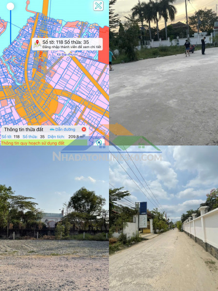 Chính chủ bán gấp 209,8m2 đất thổ cư 2mt nguyễn văn trị-phan văn đáng giá tốt