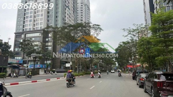 Bán tòa nhà văn phòng siêu đẹp mặt phố xã đàn - đống đa - 100m x 9 tầng thang máy - mt 7,1m - vỉa hè đá bóng - cho thuê 150 tr/th