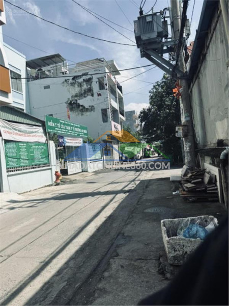 Bán đất 2 mt 6m trước sau tại hẻm 1/ phạm huy thông. dt 4x15,5 (cn 61,4m2) được xây 7 tầng, 8,75tl