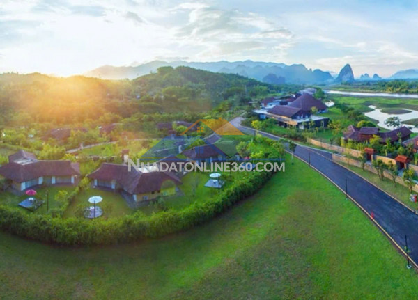 Bán đất mặt tiền oto tránh full tiện ích trung tâm thung mường-tú sơn