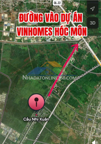 Đón sóng vinhomes hóc môn – 4 lô mặt tiền trục chính xuân thới sơn 12