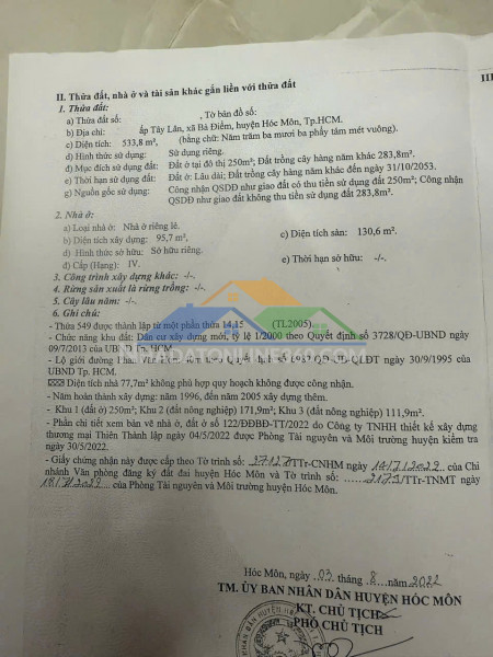 Mặt tiền phan văn hớn – ngang 9.1m – quỹ đất lớn hiếm bà điểm