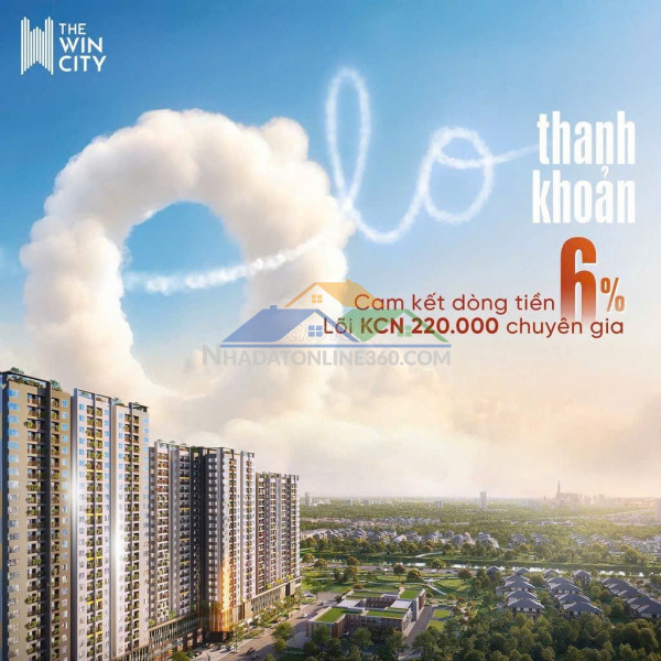 1,4 tỷ/căn chỉ cần trả trước 150 triệu (10%) căn hộ đẳng cấp the win city
