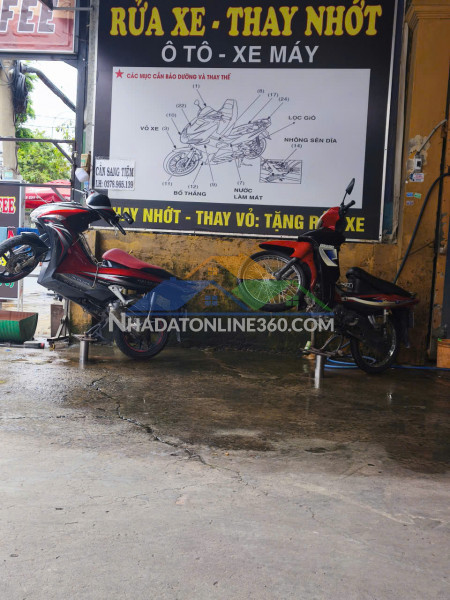 Sang nhượng tiệm rửa xe & vá lốp - mặt tiền bình trị đông