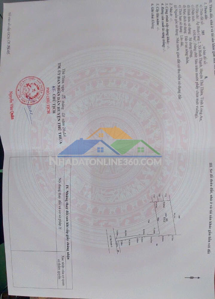 Hiếm có! 1052m2 đất full thổ cư - giáp ranh phường long an - sổ riêng chính chủ. lhcc-0985097468