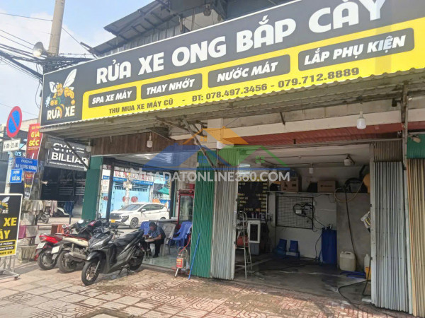 Sang nhượng tiệm rửa xe hoặc cho thuê mặt bằng hai mặt tiền quận 6, hồ chí minh