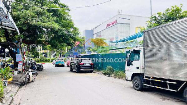 Nhà lô góc mặt phố long biên, 100m, mặt tiền 7.3m, ôtô 2 chiều