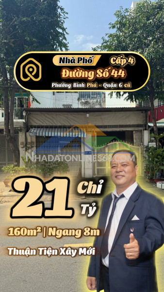 ????nhà cấp 4 ngang 8m  mt khu bình phú  q.6  tìm nhà phố - timnhapho.vn