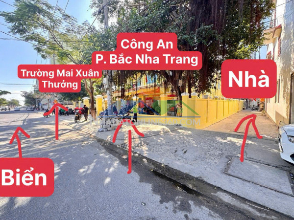Nhà 1 trệt 1 lầu oto thông hẻm mai xuân thưởng, phường bắc nha trang. zá 5tỷ5