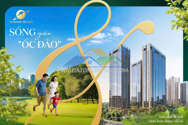 Giữ chỗ "ốc đảo" xanh tòa v8, v9 với giá từ 98 triệu/m2, hưởng 1% chiết khấu booking sớm tại sunshine sky city