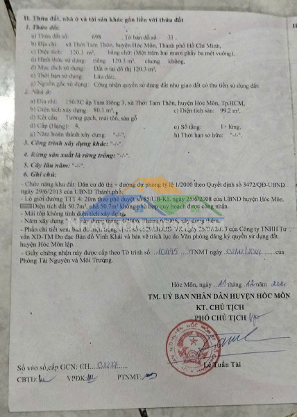 Mặt tiền nguyễn thị thảnh – ngang khủng 13m – dòng tiền 15tr/tháng – chỉ 7 tỷ