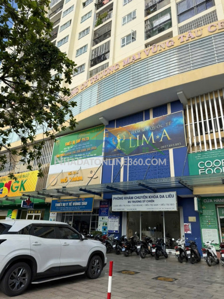 Khách cũ chuyển địa điểm nên chính chủ cần cho thuê shophouse tại chung cư vũng tàu center (thẩm mỹ lima)