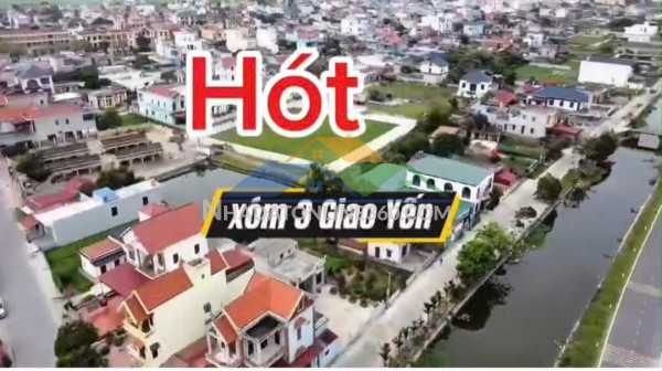 Sở hữu ngay lô đất đẹp - giá tốt - vị trí đắc địa tại xóm 3 giao yến, huyện giao thuỷ, nam định